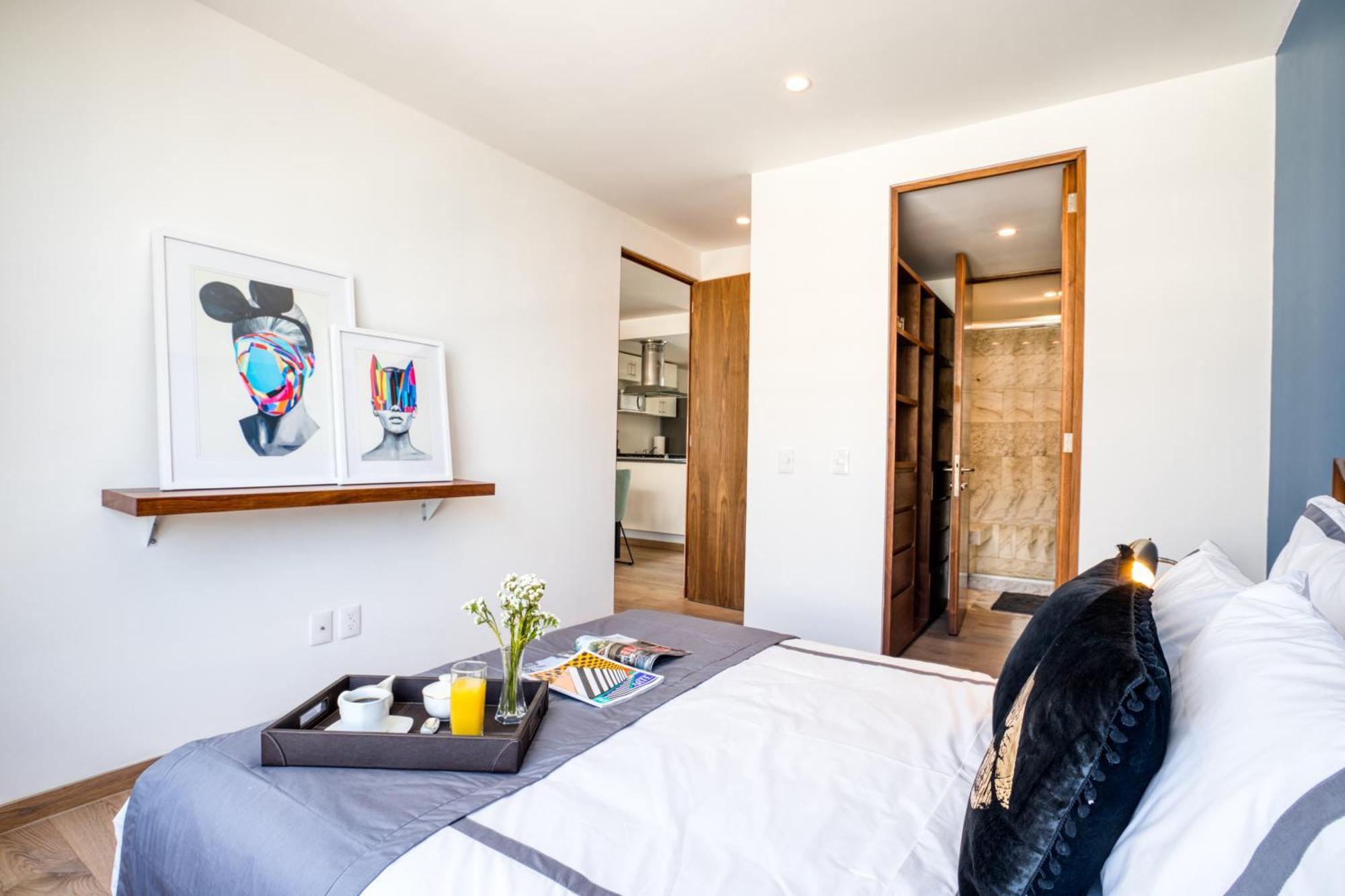 Aparthotel Uliv Polanco Mexiko-Stadt Zimmer foto
